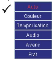 SAGEM MLP 2000-X - 8-1) MENU D'entrees VGA et HDTV (ypbpr) - 1