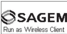 SAGEM MY DU@L RADIO 700 - Configuration en mode client sans fil - 2