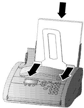 SAGEM PHONEFAX 2840 - Mise en place du papier - 8
