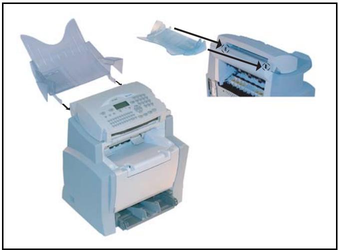 SAGEM AGORIS 4640 - Mise en PLACE du chargeur du document à analyser - 1