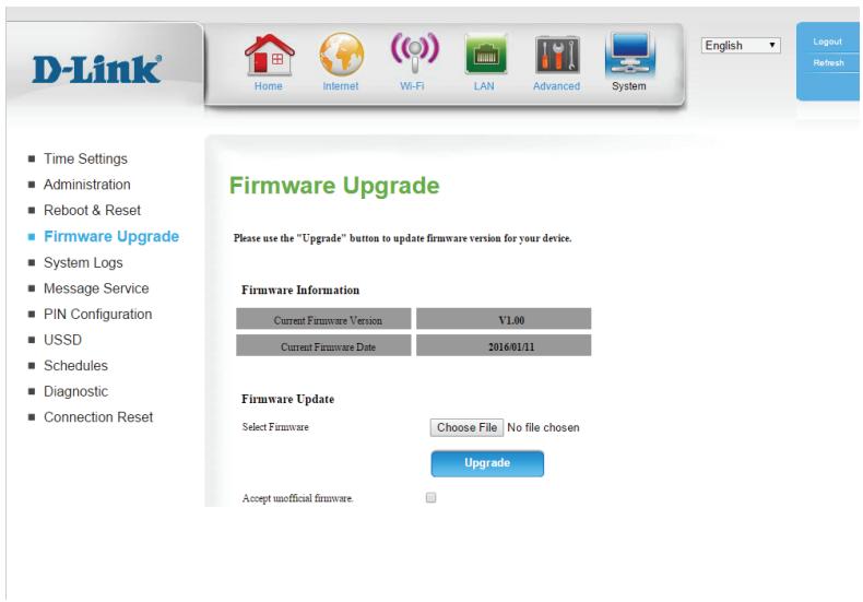 D-LINK DWR-953 - Mise à jour du microprogramme - 1