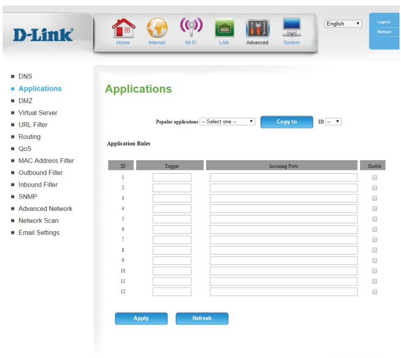 D-LINK DWR-953 - Applications - 1