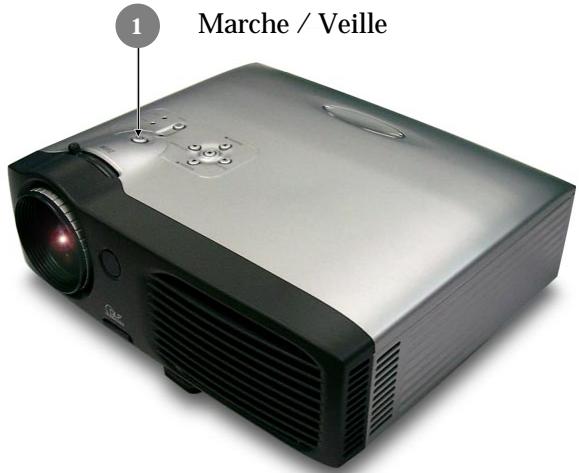 SAGEM MDP 2300X - Allumer le Projecteur - 2