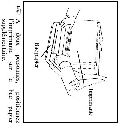 SAGEM MF 3850 MF 3830 - Installation du bac papier supplémentaire (suivant modèle) - 1