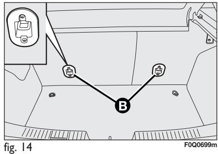 FIAT BRAVO - Predisposition au montage du SIEGE ENFANT ISOFIX - 1