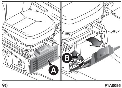 FIAT DUCATO - Compartiment sous le SIEGE avant passager - 1