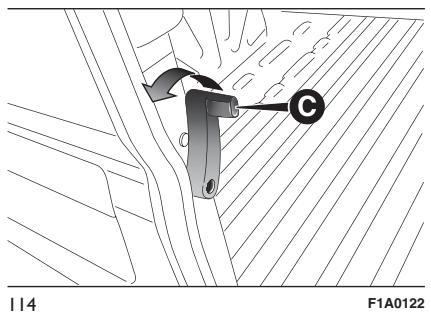 FIAT DUCATO - Ouverture manuelle du deuxième battant - 1