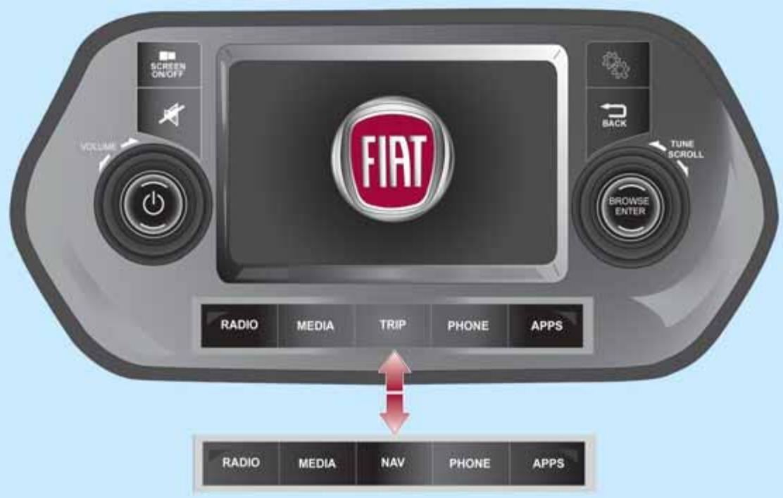 FIAT TIPO - Commandes sur la façade - 1