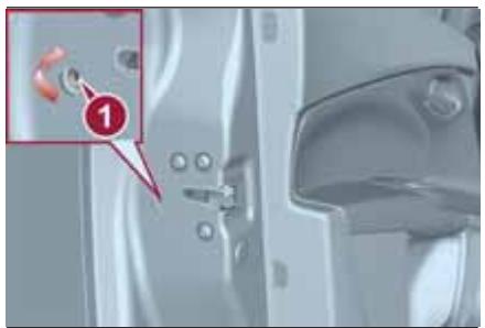 FIAT TIPO - Dispositif d'urgence de verrouillage de la porte avant côté passager et des portes arrière - 1