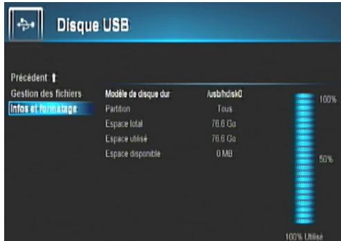 CGV E-SAT HD-W - Brancher un disque dur USB - 2