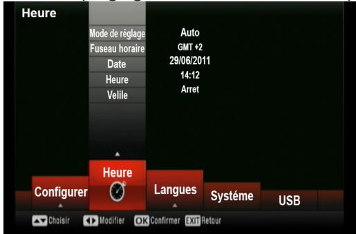 CGV E-SAT HD-W4 (FRANSAT), ESAT HD-W4 - TIMER (liste des programmations d'enregistrement) - 5