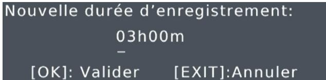 CGV ETIMO STL 2 - Modifier la durée d'un enregistrement - 1