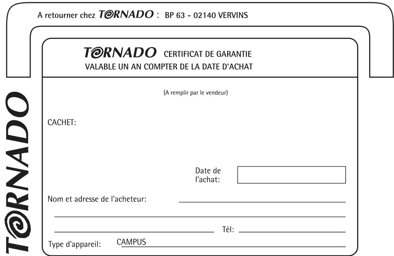 TORNADO JETMAXX 6870EL - Appareil en fin de vie - 2