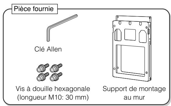 SHARP AN-65AG1 - Installation du support de montage au mur (pour le modèle de 65 inch de type incorporé) - 8
