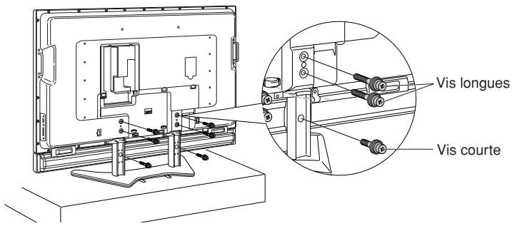 SHARP AN-65AG1 - Installation du support de montage au mur (pour le modèle de 65 inch de type incorporé) - 3