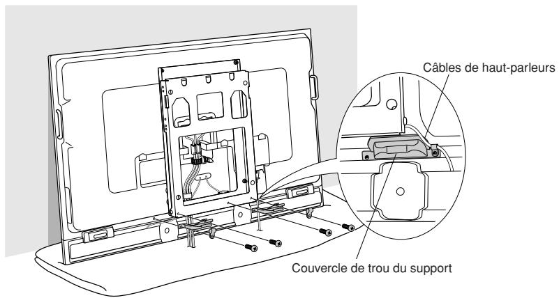 SHARP AN-65AG1 - Soulevez le téléviseur à affichage à cristaux liquides et retirez le support - 2