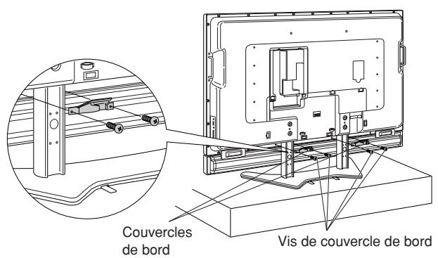SHARP AN-65AG1 - Installation du support de montage au mur (pour le modèle de 65 inch de type incorporé) - 4