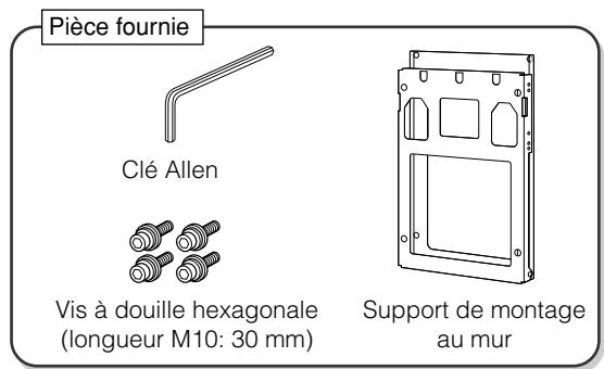SHARP AN-65AG1 - Installation du support de montage au mur (pour le modèle 65 inch de type séparé) - 8