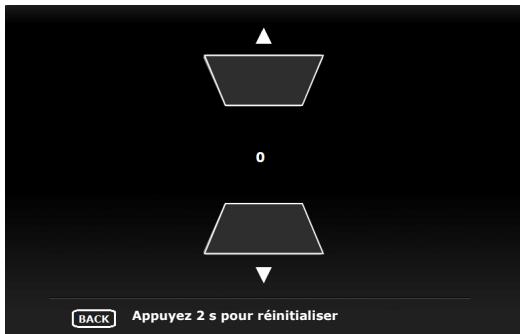 BENQ W1110 - Correction trapézoidale - 1