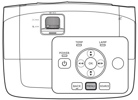 BENQ W1110 - Fonctions des menus - 1