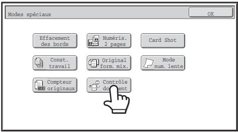 SHARP MX-FR10U - Sélection d'impression de contrôle de document - 1