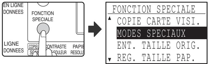 SHARP MX-M202D - Appuyez sur la touche [FONCTION SPECIALE]. - 1