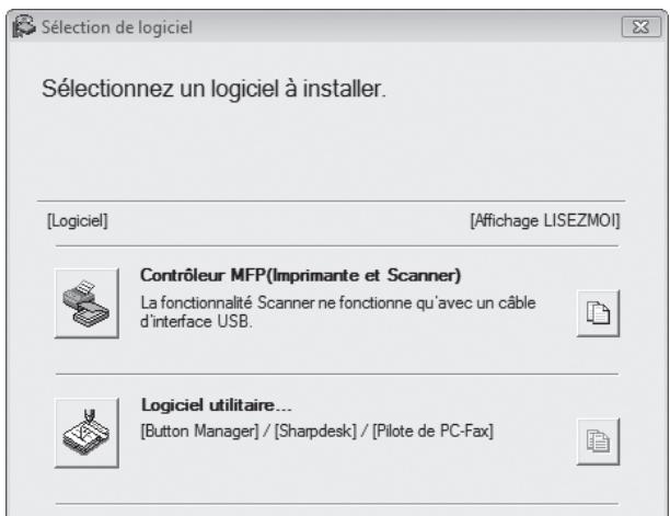 SHARP MX-M202D - Cliquez sur le bouton "contrôleur MFP". - 1