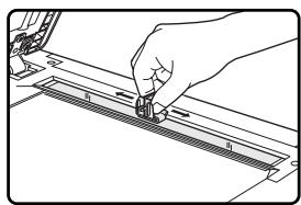 SHARP MX-M202D - Nettoyage de la VITRE de numerisation (seulement si un spf/rspf est installle) - 2