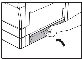 SHARP MX-M202D - Fermez le capot latéral inférieur. - 1