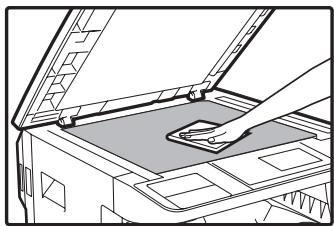 SHARP MX-M202D - Nettoyage de la VITRE d'exposition et du couvercle/spf/rspf - 1