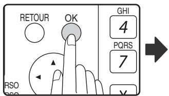 SHARP MX-M202D - Appuyez sur la touche [OK]. - 1