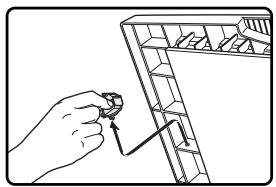 SHARP MX-M202D - Nettoyage de la VITRE de numerisation (seulement si un spf/rspf est installle) - 1