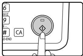 SHARP MX-M202D - Paramétrez le nombre de copies et appuyez sur la touche [DEPART] (®). - 1