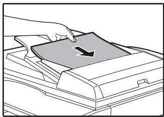 SHARP MX-M202D - Déposez l'original/les originaux face vers le haut dans le plateau du chargeur de documents. - 1