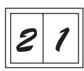 SHARP MX-M202D - COPIE D'originaux multiples SURUNE seule feuille de PAPIER (COPIE 2 en 1 / 4 en 1) - 1
