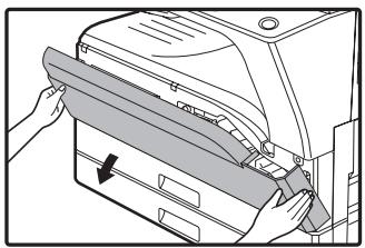 SHARP MX-M202D - bourrage papier dans la zone de fixation - 1