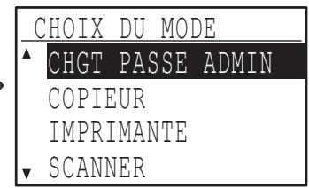 SHARP MX-M202D - Utilisez les touches du pavé numérique pour entrainer le mot de passe administrateur à cinq chiffres. - 2