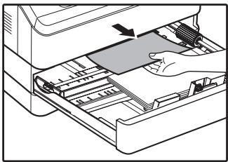 SHARP MX-M202D - Levez et tirez le magasin papier supérieur et retirez le papier bloqué. - 1
