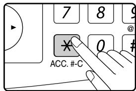 SHARP MX-M202D - Une fois le travail de copie terminé, appuyez sur la touche [ACC.#-C] - 1