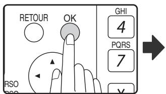 SHARP MX-M202D - Appuyez sur la touche [OK]. - 1