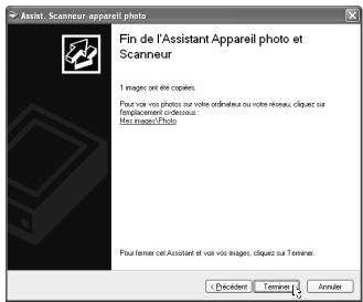 SHARP MX-M202D - Cliquez sur le bouton "terminer". - 1