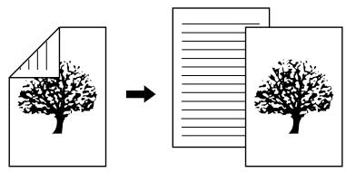 SHARP MX-M202D - COPIES RECTO D'originaux RECTO version (uniquement si le RSPF est utilise) - 1