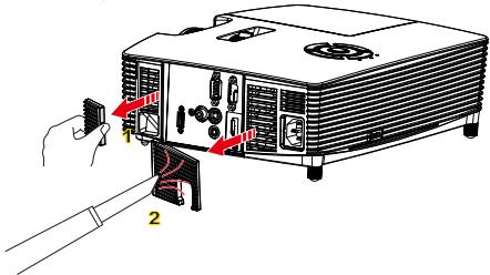 OPTOMA S312 - Nettoyage du filtre à poussières - 1