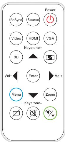 OPTOMA S312 - Télécommande - 1