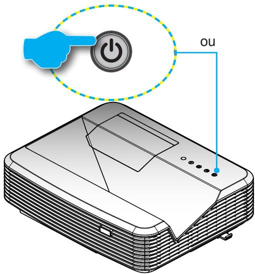 OPTOMA W319USTI - Allumer le projecteur - 2