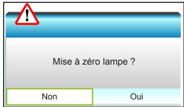 OPTOMA W319USTI - Mise à zéro lampe - 2