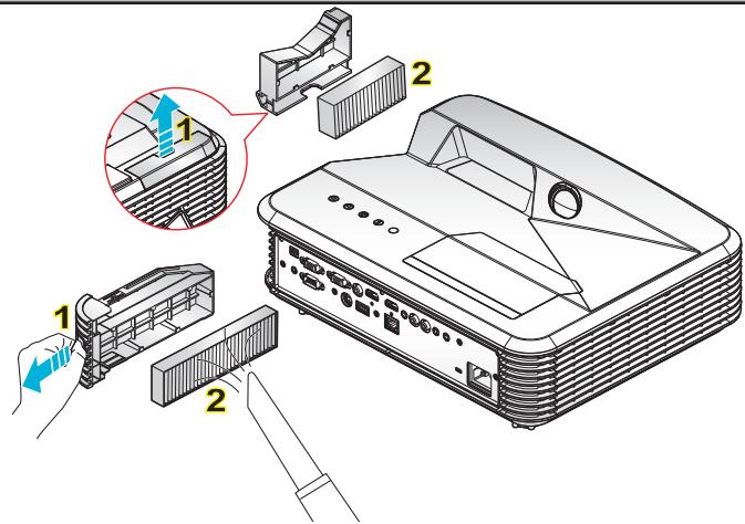 OPTOMA W319USTI - OPTIONS | Filter Settings - 3