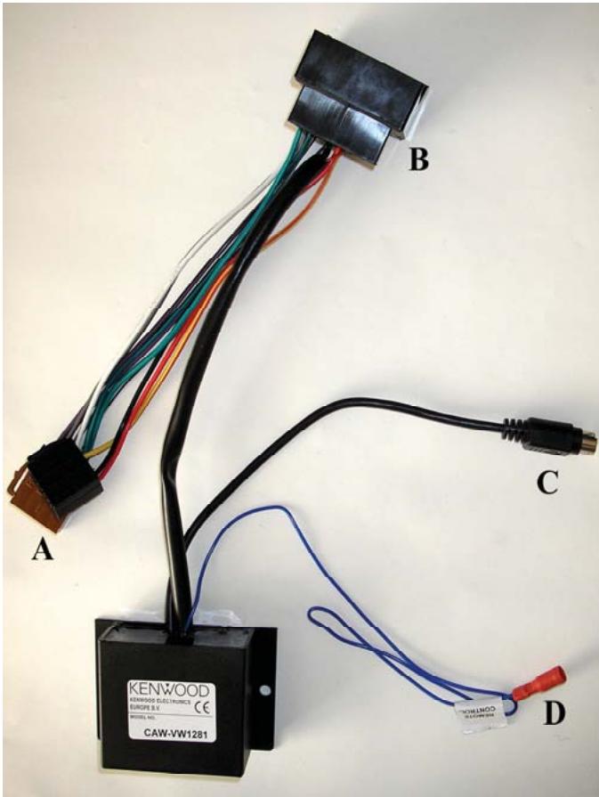 KENWOOD CAW-VW1281 - Steering Wheel Remote Control Adaptor - 1