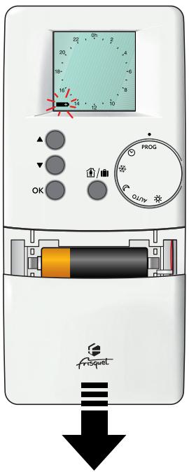 FRISQUET ECO RADIO SYSTEM - Le changement des piles du satellite radio... - 1