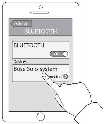 BOSE SOLO 15 SERIE II - Jumelage d'un appareil compatible bluetooth® - 1